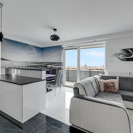 Grand - Luxury On The 11th Floor With A View Of The Old Town Apartamento